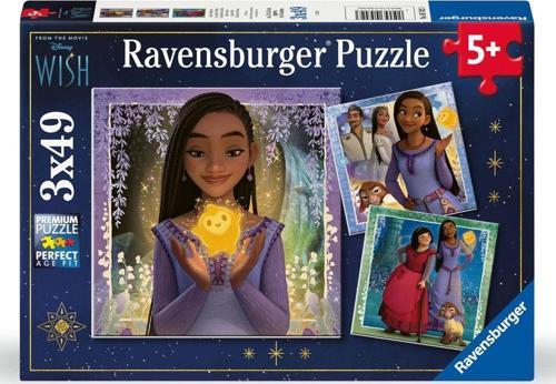 Çocuk Puzzle WD Wish 3x49 Parça 57023