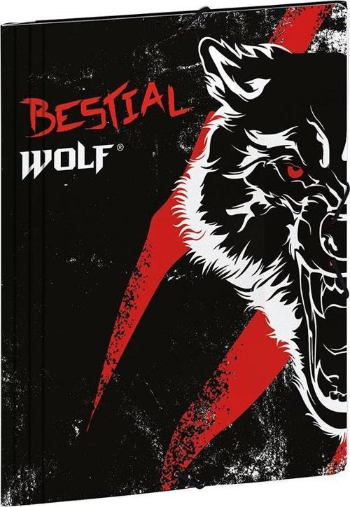 Bestial Wolf Yumuşak Kapaklı Lastikli Dosya 2006805370
