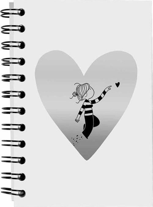 La Volatil Çizgili A6 Spiralli Defter 80 Yaprak 6161407793