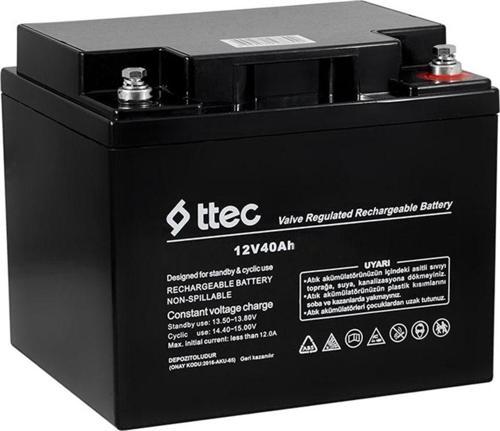 Bka-1240 12V 40Ah Bakımsız Kuru Akü