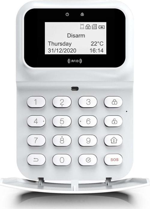 Szr-1881 Kablolu Lcd Ekranlı Rfıd Destekli Keypad / Tuş Takımı (2545/2646/2747 Paneller Için)