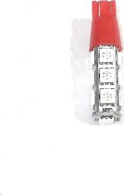 Çakarlı Dipsiz Park Ampulü 13 Led'li  Kırmızı - Model 10