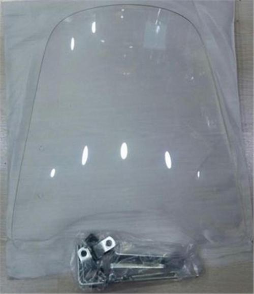 Motospartan Siperlik Camı Küçük Boy 44cm X 42cm 3mm Spacy110 Fızy125 Actıva100 Scooter Aparatlı
