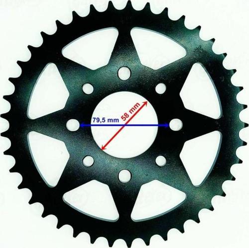 Arka Dişli 41t 520 Zincir İçin İç 58mm 8 Delik Öm Ktm Duke 125 (2011-2013) Ktm Duke 200