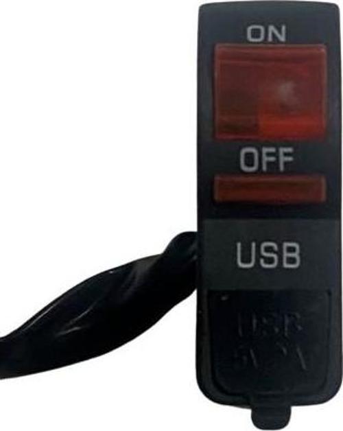 Sis Farı Kumanda Açma Düğmesi Usb Beyaz Işıklı