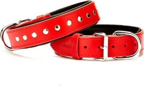 Comfort Yumuşak Dokulu Rivetli Köpek Boyun Tasması SBT-2011 Kırmızı