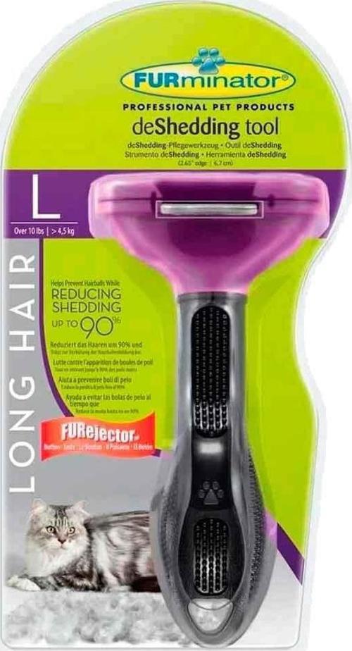 Furminator Uzun Tüylü Kediler İçin Tüy Tarağı L 6.5x14.5 Cm