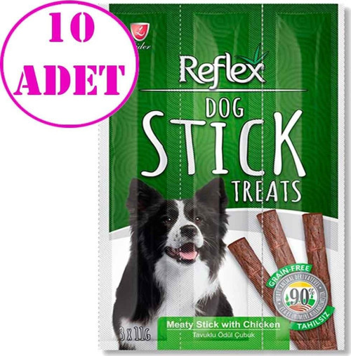 Köpek Tavuklu Cubuk Ödül 3 X 11 Gr 10 AD