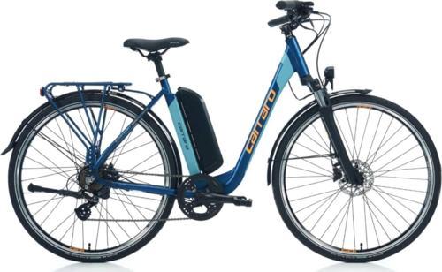 E-Line eComfort 2.1 HD Fren 7 Vites 28 Jant Elektrikli Şehir Bisikleti Mat Navy Mavi 52 Kadr