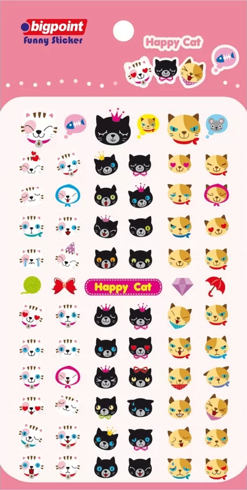 Sticker Mutlu Kediler