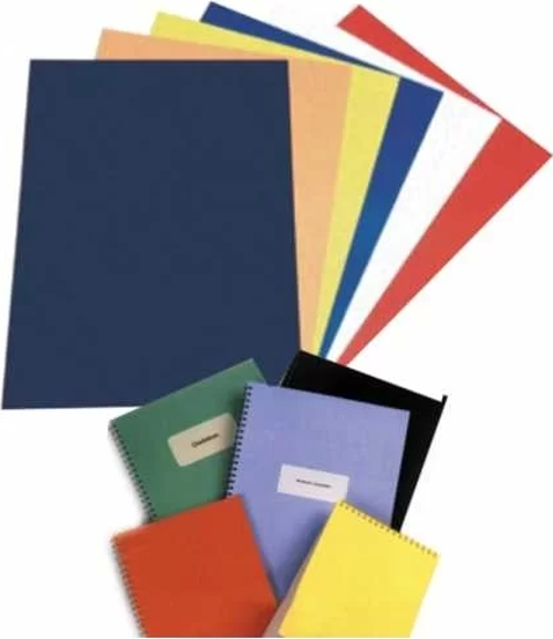 A4 Karton Deri Desenli Beyaz Cilt Kapağı (100 lü Paket)