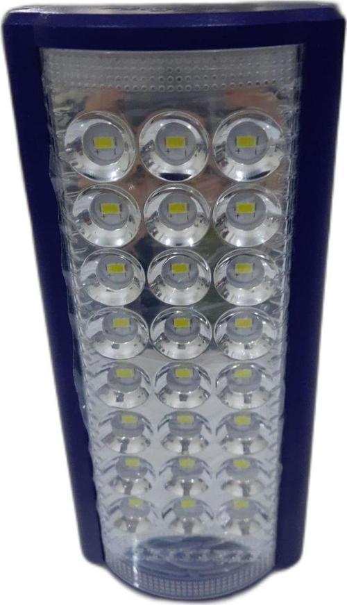 24 Büyük Ledli Mavi 80 Saat Yanan Usb Şarjlı Led Işıldak - Telefon Şarj Edebilen