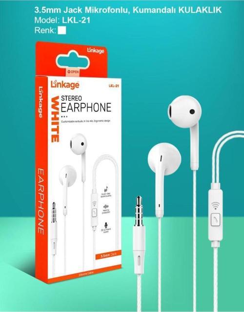 Kablolu Mikrofonlu 3.5Mm Jack Girişli Kulaklık Lkl-21