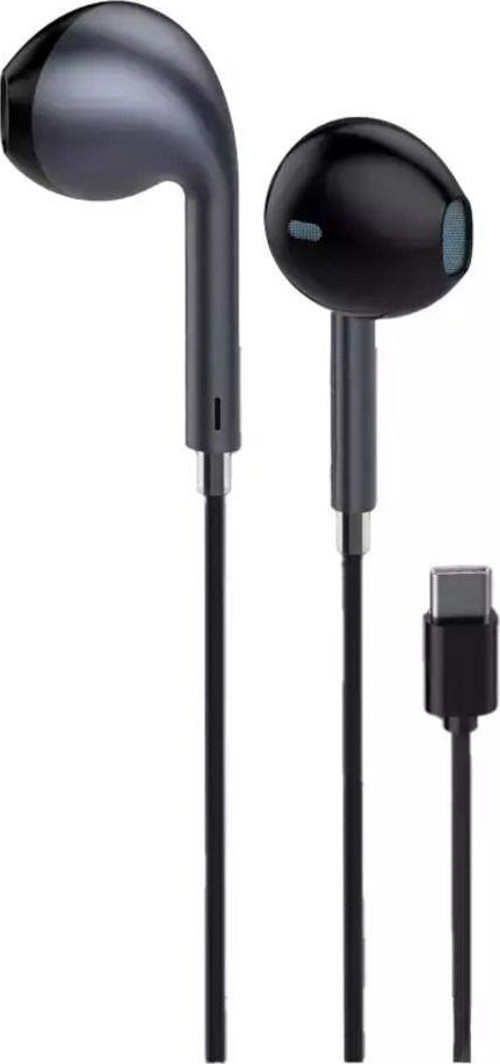 T400 Type-C Girişli Kablolu Kulaklık Siyah