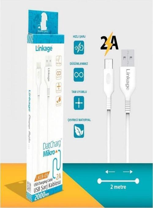 Micro 2 Amper 2Mt Şarj Kablosu Lkcb-09