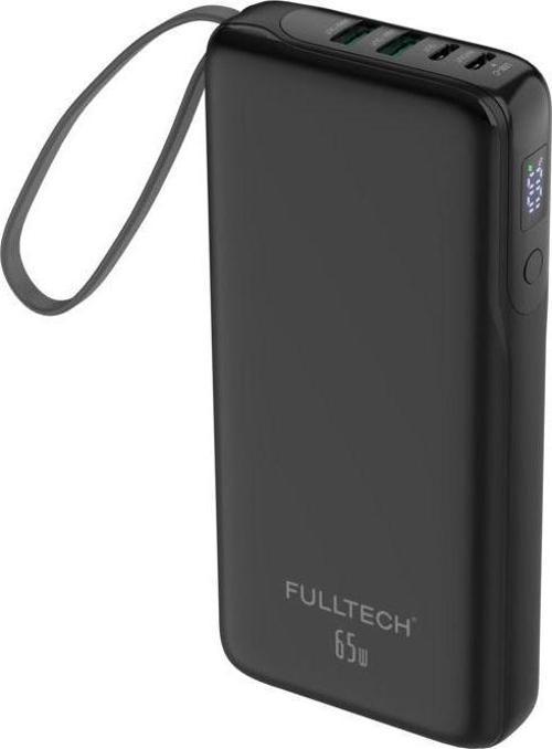 Dijital Lcd 65W Hızlı Şarjlı Powerbank 20000Mah Kapasiteli Type-C Ve Usb Fp5