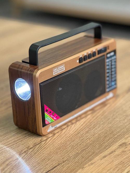 Hs-1965 Bt (3 Kademe Fenerli+Usb+Tf+Bluetooth) Nostaljik Fm Radyo