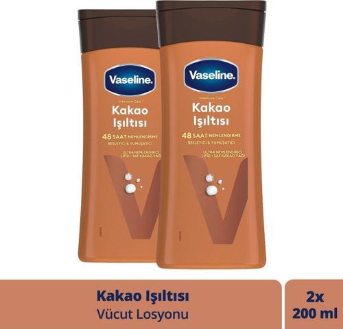 Vücut Losyonu Kakao Işıltısı Parlaklığını Kaybetmiş Ve Kuru Ciltler Için 200 Ml X2