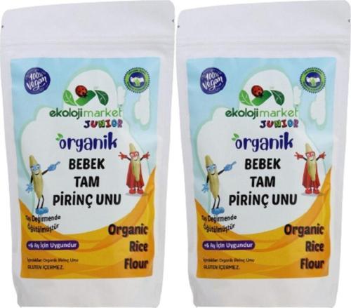Organik Bebek Tam Pirinç Unu 250 Gr X 2 Adet