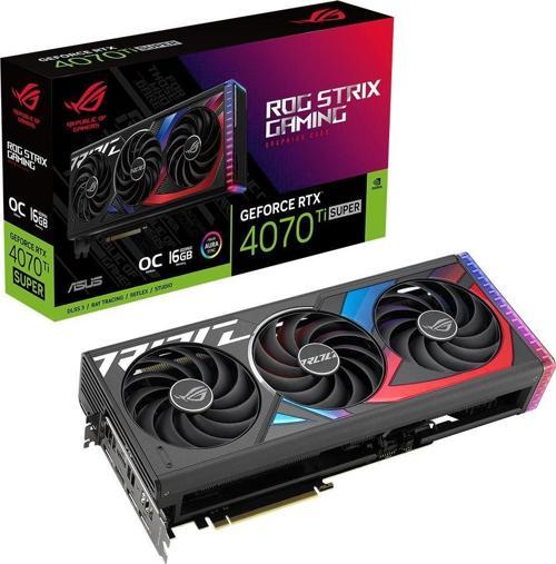 ROG STRIX RTX 4070TI Super O16G GAMING NVIDIA GEFORCE 16GB GDDR6X 256bit 2700MHz OC Ekran Kartı