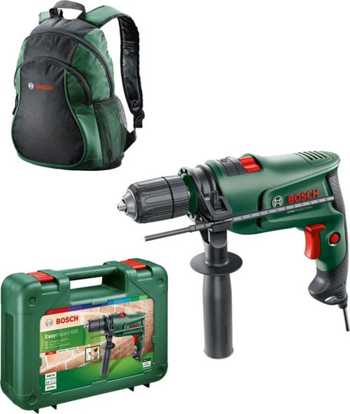 EasyImpact 600 13mm 600 Watt Darbeli Matkap + Sırt Çantası Hediyeli - 0603133000