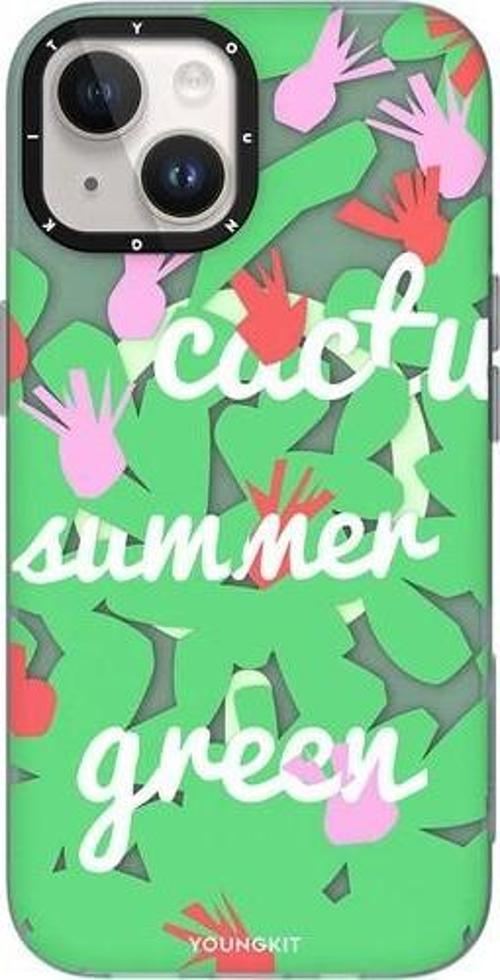 İphone 14 Uyumlu Kılıf Magsafe Şarj Özellikli Fruity Flavour Serisi Yeşil