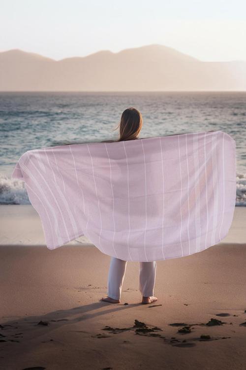 Peştamal Plaj Havlusu 90x140 - Pembe
