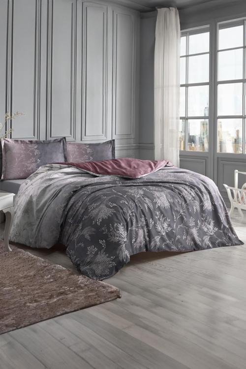 Ditsy Çift Kişilik Lastikli Fitted Çarşaf Nevresim Takımı