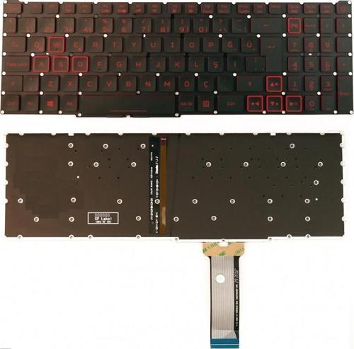 Acer Nitro 5 An515-55-58Q1 Klavye Kırmızı Işıklı Kl-Ac36V2
