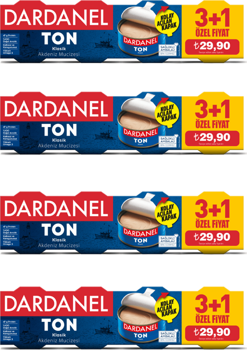 75 Grx4 Ton Balığı 4'Lü Paket