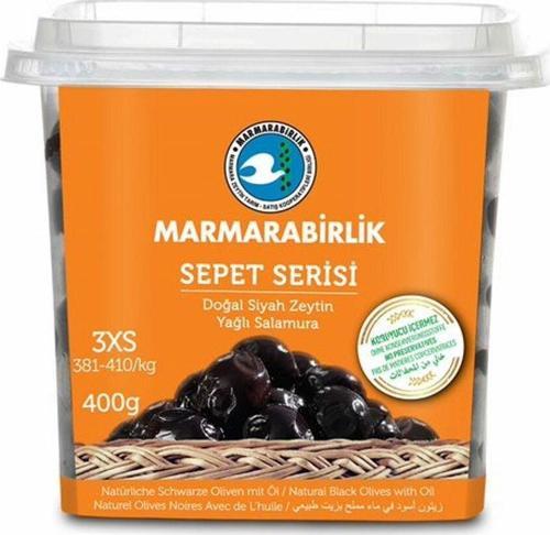 Siyah Zeytin Lüks 3Xs 381-410 400 Gr