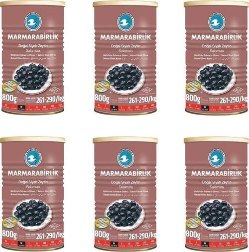 Süper Zeytin 6 X 800 Gr (M)
