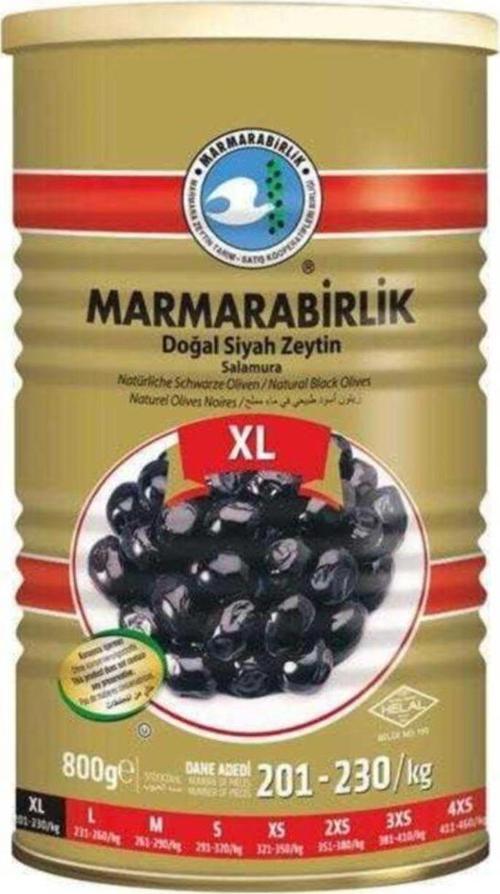 Teneke Mega Zeytin 800 Gr