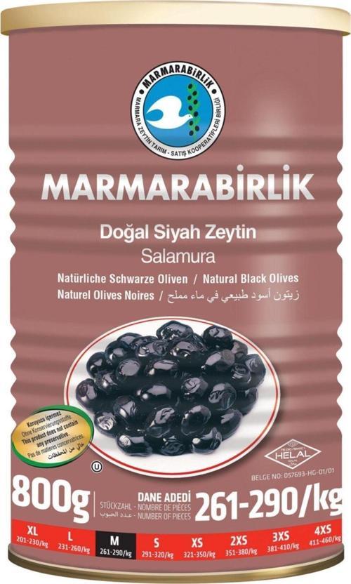 Teneke Süper Zeytin 800 Gr