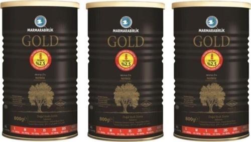 201-230 Gold Az Tuzlu Zeytin 800  gr *3 Adet