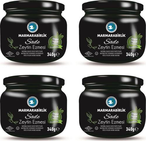 340 Gr X 4 Adet. Sade Zeytin Ezmesi