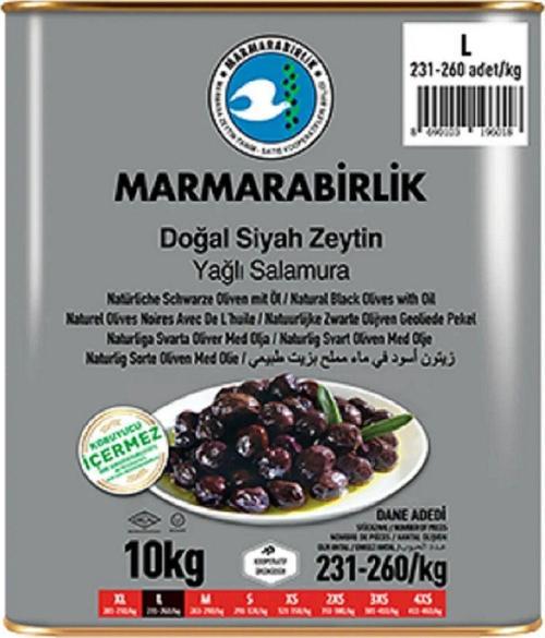 Hiper 231-260 Kb L Yağlı Salamura Zeytin 10 Kg
