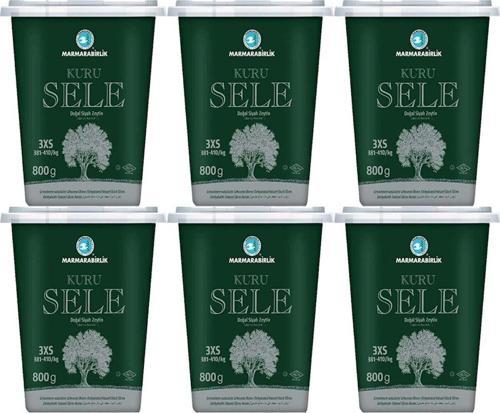 Kuru Sele Zeytin 800 Gr (381-410) 3Xs 6 Adet