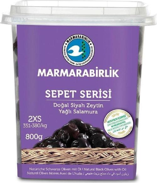 Sepet Serisi Siyah Zeytin 2Xs 800 Gr