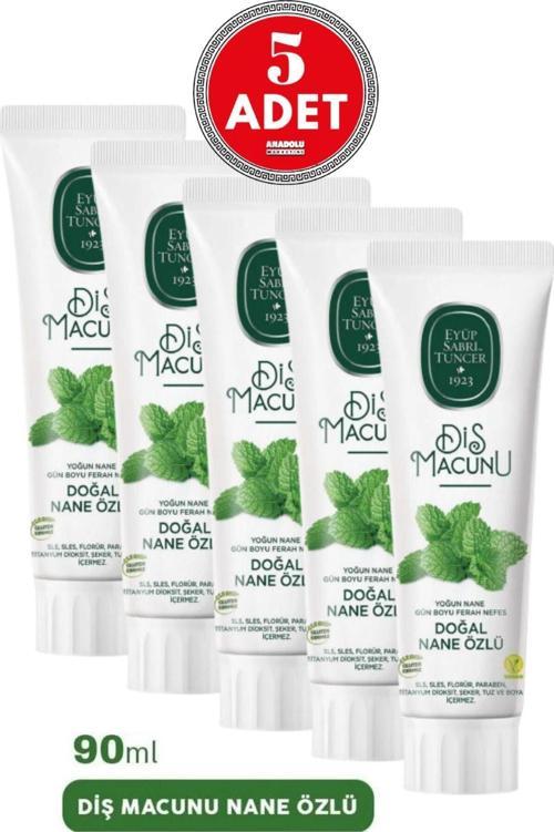 Diş Macunu Nane Özlü 90 Ml X 5 Adet