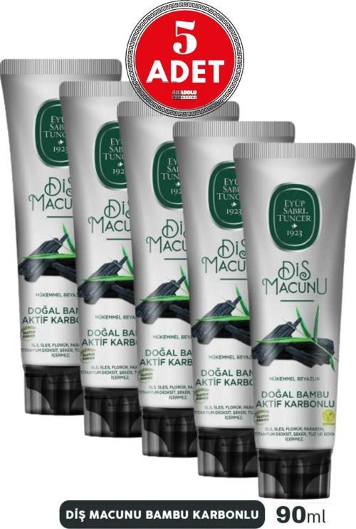 Doğal Bambu Karbonlu Diş Macunu 90 Ml 5 Adet