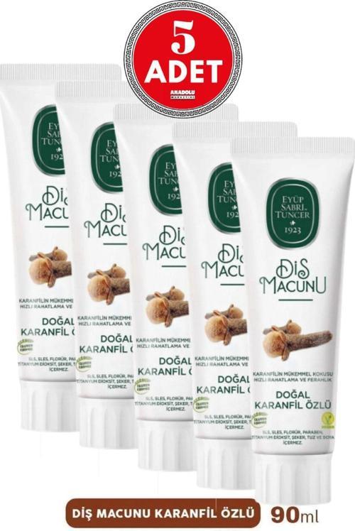 Doğal Karanfil Özlü Diş Macunu 90 Ml 5 Adet