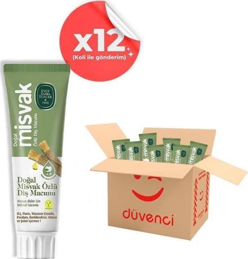 Doğal Misvak Özlü Diş Macunu 75 Ml X 12