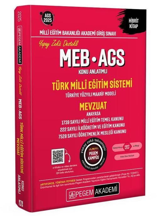 2025 MEB-AGS Konu Anlatımlı  Türk Milli Eğitim Sistemi-Mevzuat