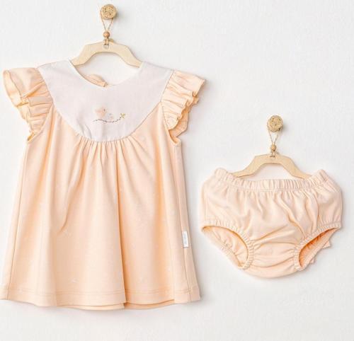 Spring Birds Bebek Elbise Takımı Ac24529