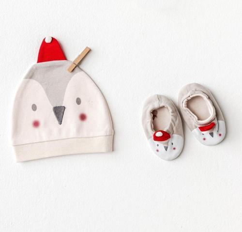 Penguin Bebek Şapka Ve Patik Takım Ac25348