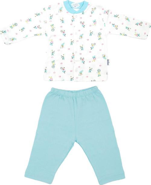 Bebe Bisikletli Bebek Pijama Takımı 2261