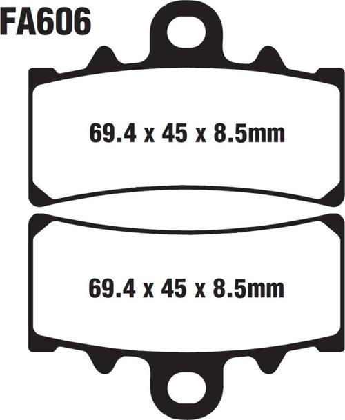 Ktm Rc Duke 125-200-390 Ön Fren Disk Balatası Fa606 İth