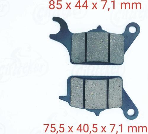 Ön Fren Disk Balatası Sfa652 İth Dio 110 Suzuki Uk 110 Address (17-..) Yamaha Tricity 125 (14-..)