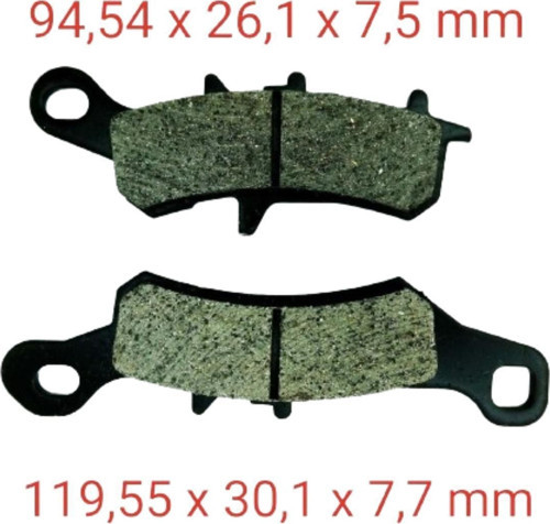 Ön Fren Disk Balatası Fa258 Fiero-Kawasaki Kx 85